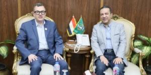 محافظ المنوفية يستقبل وزير التخطيط لمتابعة معدلات تنفيذ الخطة الاستثمارية
