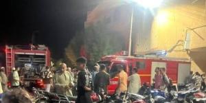 حريق في حوش ماشية بقرية أصفون وإصابة مواطنين خلال محاولات الإطفاء
