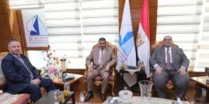 رئيس جامعة كفر الشيخ يستقبل رئيسى الجامعتين لتكنولوجيتين بسمنود وأسيوط