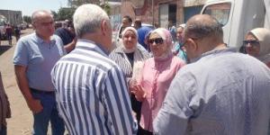 نائب محافظ الإسكندرية تتابع أعمال المحطة الوسيطة بمحرم بك لضمان كفاءة منظومة النظافة