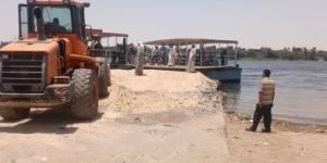 محافظ أسيوط: تطوير المرسى الشرقى لعبارة مجريس بصدفا لتسهيل حركة المواطنين