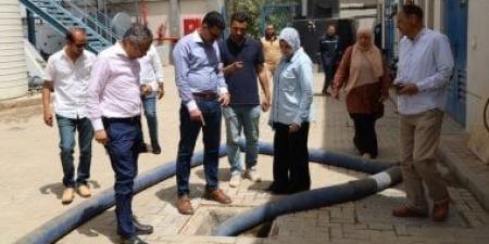 رئيس مياه القليوبية يتفقد محطة نوب طحا المرشحة