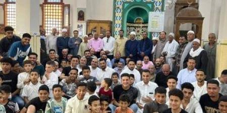 افتتاح المسجد الكبير بقرية منشية قبريط بفوه ومقارئ للجمهور بمساجد كفر الشيخ