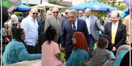 رئيس جامعة المنصورة ومحافظ الدقهلية يشاركان مستشفى الأطفال الاحتفال بعيد الأضحى