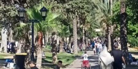 إقبال كبير على حديقة انطونيادس بالإسكندرية فى عيد الأضحى