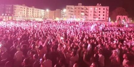 روبي وأحمد سعد يحييان حفل ثاني أيام العيد بالغردقة وسط حضور جماهيري كبير.. صور