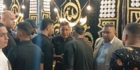 شخصيات عامة في عزاء والد حمو بيكا بالإسكندرية.. صور وفيديو