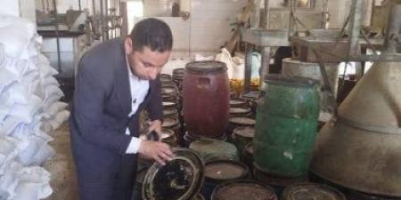 ضبط مصنع طحينة غير مرخص فى المنوفية