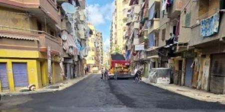 محافظ الإسكندرية: متابعة أعمال رصف الطرق وترميم الحفر والمطبات