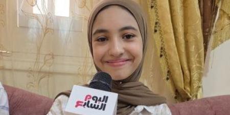 الأولى على الإعدادية بالإسماعيلية: أحلم بأن أصبح طبيبة أطفال.. فيديو