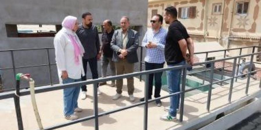 رئيس مياه الغربية يتفقد محطة القيصرية وربط بلقينا على الشبكة بالمحلة