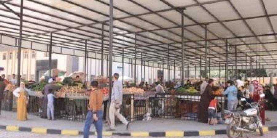 برنامج التنمية المحلية بصعيد مصر يقضي على الأسواق العشوائية .. صور