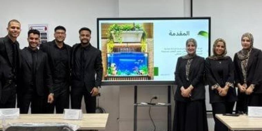 طلاب زراعة جامعة قناة السويس يبتكرون أول نظام "أكوابونيك" ديكوري مستدام