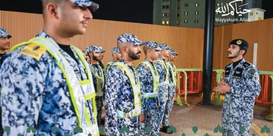 فهد الأمنية تواصل مهامها التنظيمية في المشاعر المقدسة