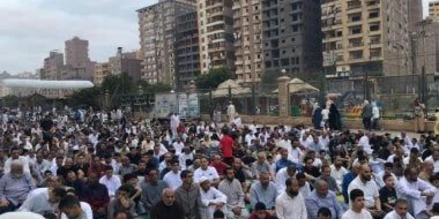 التكبيرات تعلو فى ساحات صلاة عيد الأضحى بمحافظة الغربية