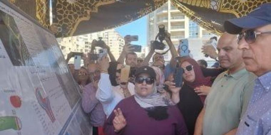 وزير الرى يؤكد على أهمية مشروعات الحماية البحرية بالإسكندرية.. فيديو