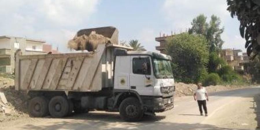 رفع 577 طن مخلفات ضمن حملات النظافة المكثفة بمراكز ومدن الغربية