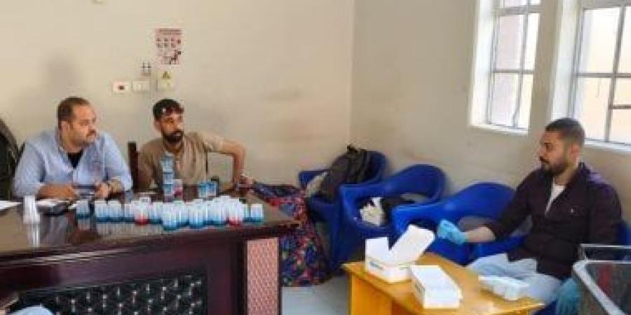 شركة مياه الشرب بسوهاج تجرى تحليل المخدرات لأكثر من 700 عامل مرشحين للترقية