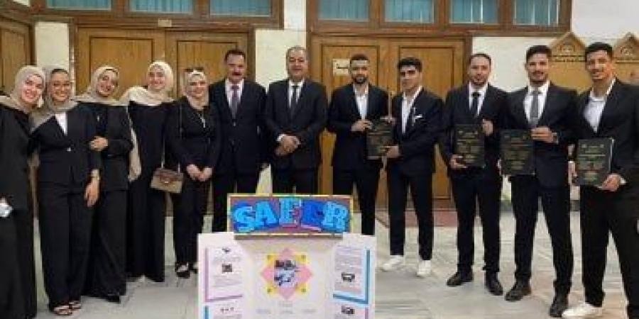 طلاب هندسة الزقازيق يبتكرون روبوتا ذكيا مستقلا لاستكشاف الألغام.. فيديو