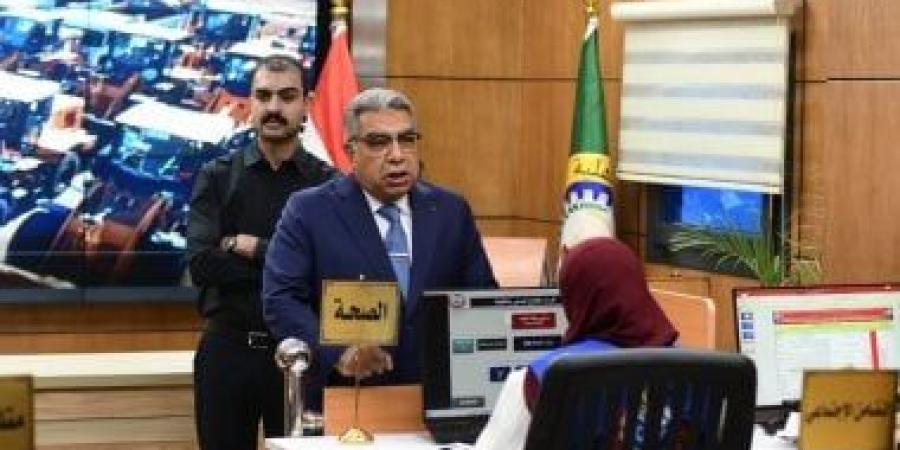 محافظ الدقهلية يشهد تنفيذ محاكاة افتراضية لإدارة الأزمات