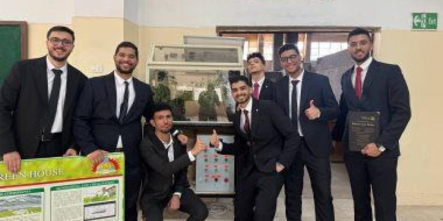 طلاب هندسة الزقازيق يبتكرون صوبة زراعية ذكية تعتمد على الأتمتة
